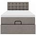 Pouf Letto con Materasso Tortora 100x200 cm in Tessuto - Foto miniatura 8
