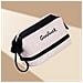Elegante Beauty Case A Doppio Strato In Pu - Pronto Per Il Viaggio White - Foto miniatura 3