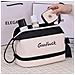 Elegante Beauty Case A Doppio Strato In Pu - Pronto Per Il Viaggio White - Foto miniatura 4