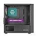 Case Mini Tower Blitz R27 No PSU Micro-ATX 3 Ventole FRGB Colore Nero - Foto miniatura 4