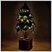 Albero Di Natale Pieghevole 60 Cm In Velluto Decoro Addobbo Vetrine Casa Negozi - Foto miniatura 4