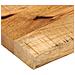 Piano Tavolo 140x30x3,8 cm Bordi Vivi Legno di Mango Grezzo - Foto miniatura 6