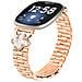 Bracciale Trifoglio Oro Rosa Compatibile Con Fitbit Versa 4/3/sense 2 - Cinturino In Acciaio Inossidabile - Foto miniatura 3