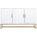 Credenza 3 Ante In Legno E Metallo 160x41,5x90h Cm - Foto miniatura 2