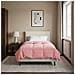 Duvet Invernale Trapuntato Rosa 140 x 200 cm Microfibra - Foto miniatura 4