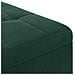 Pouf contenitore Verde Scuro 80 x 80 x 45 cm Velluto - Foto miniatura 7