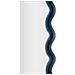 Specchio Con Cornice Onde 2-blu-mdf-60x6x160 Cm - Foto miniatura 3