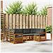 Set divani 20 pcs Naturale e Antracite Legno di Acacia Massello - Foto miniatura 2