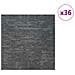 Piastrella per Tappeto Grigio cielo 50 x 50 cm 36 pcs - Foto miniatura 3