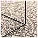 Tappeto ZIZUR Crema 240x240 cm Aspetto Iuta Interni ed Esterni - Foto miniatura 4