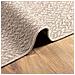 Tappeto ZIZUR Crema 240x240 cm Aspetto Iuta Interni ed Esterni - Foto miniatura 6