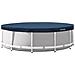 Copertura per piscina Ø366 x 20 cm Rotondo PVC e PET - Foto miniatura 1