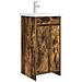 Mobile da bagno con lavabo Rovere Fumo 42 x 40 x 84,5 cm - Foto miniatura 1