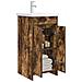 Mobile da bagno con lavabo Rovere Fumo 42 x 40 x 84,5 cm - Foto miniatura 2