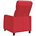 Poltrona reclinabile Rosso Similpelle - Foto miniatura 5