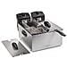 FR-6937 Friggitrice Doppia 2 x1800 Wat t 2 x3 L Zona Fredda Colore Acciaio Inossidabile - Foto miniatura 6