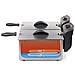 FR-6937 Friggitrice Doppia 2 x1800 Wat t 2 x3 L Zona Fredda Colore Acciaio Inossidabile - Foto miniatura 7