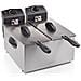 FR-6937 Friggitrice Doppia 2 x1800 Wat t 2 x3 L Zona Fredda Colore Acciaio Inossidabile - Foto miniatura 1
