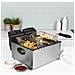 FR-6937 Friggitrice Doppia 2 x1800 Wat t 2 x3 L Zona Fredda Colore Acciaio Inossidabile - Foto miniatura 10