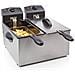 FR-6937 Friggitrice Doppia 2 x1800 Wat t 2 x3 L Zona Fredda Colore Acciaio Inossidabile - Foto miniatura 2