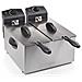 FR-6937 Friggitrice Doppia 2 x1800 Wat t 2 x3 L Zona Fredda Colore Acciaio Inossidabile - Foto miniatura 4