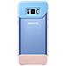 Cust. 2 Parti Sgh G955 Galaxy S 8+ Blue / Peach - Foto miniatura 2