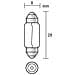 Cp. lamp. tubol. 5w Sv7 8x28mm - Foto miniatura 5