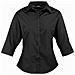 Camicia Maniche Tre Quarti Donna (it 46) (nero)  - Foto miniatura 1