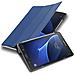 Cadorabo Custodia Per Tablet Compatibile Con Samsung Galaxy Tab A 2016 (7.0"" Zoll) Sm-t280n In Blu Scuro Jersey - Coperchio Protettiva Ultra Sottile Senza Funzione Auto Wake Up E Stand - Foto miniatura 1
