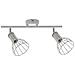 Faretto Megan - Arredo Design Illuminazione - Per Salotto, Soggiorno, Camera, Bagno, Ufficio - Faro - Argento, Bianco In Metallo - 75 X 9 X 14,5 - Foto miniatura 1