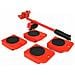 Set Per Trasporto Mobili Con Capacità Fino A 150 Kg Ruote Girevoli Antiscivolo Leva E 4 Roller Professionali Materiale Resistente Ps Abs Acciaio Ideale Per Oggetti Lung E Pesanti Facile Utilizzo Domestico - Foto miniatura 1
