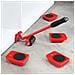 Set Per Trasporto Mobili Con Capacità Fino A 150 Kg Ruote Girevoli Antiscivolo Leva E 4 Roller Professionali Materiale Resistente Ps Abs Acciaio Ideale Per Oggetti Lung E Pesanti Facile Utilizzo Domestico - Foto miniatura 2