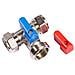 Bh02906 Lavatrice Valvola E Tee Maniglia 15mm X 34 Pollici Bsp - Foto miniatura 1