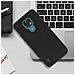Cover Motorola Moto E7 Protezione Silicone Morbido Anti-graffio - Nero Opaco - Foto miniatura 3