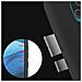 Cover Motorola Moto E7 Protezione Silicone Morbido Anti-graffio - Nero Opaco - Foto miniatura 4