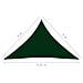 Parasole a Vela Oxford Triangolare 3x3x4,24 m Verde Scuro - Foto miniatura 6