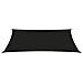 Parasole a Vela Oxford Rettangolare 5x8 m Nero - Foto miniatura 3