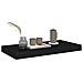 Scaffali A Parete 4 Pz Neri 50x23x3,8 Cm In Mdf - Foto miniatura 3