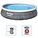 Set Piscina Gonfiabile Fast con Pompa 396x84 cm - Foto miniatura 1