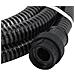 Tubo di Aspirazione con Connettori in PVC 10m 22 mm Nero - Foto miniatura 3