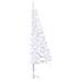 Albero di Natale Artificiale ad Angolo Bianco 210 cm PVC - Foto miniatura 5