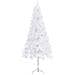 Albero di Natale Artificiale ad Angolo Bianco 210 cm PVC - Foto miniatura 6
