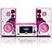 MC-020 Home audio mini system 10W Pink, White - Home Audio Sets (Home audio mini system, Pink, White, Image, 10 W, FM, PLL, Blue)  - Foto miniatura 1