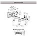 7"" - 12"" Supporto Da Parete E Mobile Full Motion Per Tablet T54 Bianco - Foto miniatura 2