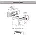 7"" - 12"" Supporto Da Parete E Mobile Full Motion Per Tablet T54 Bianco - Foto miniatura 8