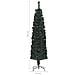 Albero Natale Artificiale Sottile Supporto 150 cm Fibra Ottica - Foto miniatura 2
