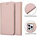 Custodia Compatibile Con Apple Iphone 13 Pro Max In Classy Oro Rosa - Coperchio Protettiva Con Chiusura Magnetica, Funzione Stand E Tasca Per Le Carte - Foto miniatura 4