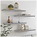 Scaffali A Parete 4 Pz Grigio Cemento 80x23,5x3,8 Cm In Mdf - Foto miniatura 1