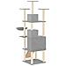 Albero Per Gatti Con Tiragraffi In Sisal Grigio Chiaro 175 Cm - Foto miniatura 4