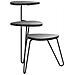 Athena Supporto Per Piante In Truciolare Laminato Pvc Marmo Nero - Foto miniatura 1